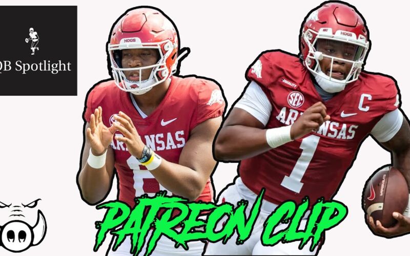 KJ Jefferson And QB Position Moving Forward (Feat QB Spotlight) — Arkansas Football Podcast | Tusk Talk With Ty