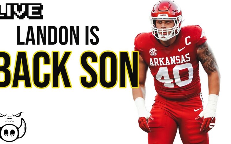 Landon Jackson Returning To Arkansas! + Trevon Brazile Update + Portal Stuff — Arkansas Recruiting Podcast | Tusk Talk With Ty