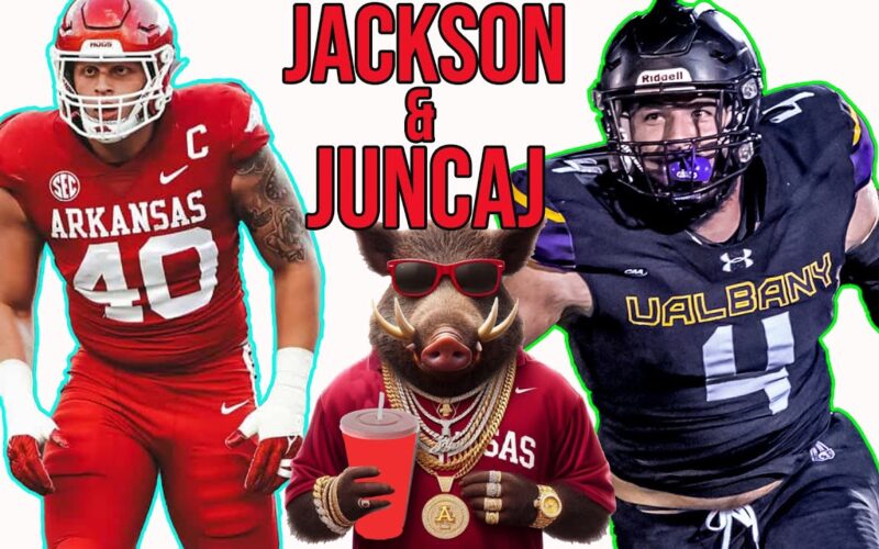 Landon Jackson and Anton Juncaj Dynamic Duo? — Arkansas Football Podcast | Tusk Talk With Ty