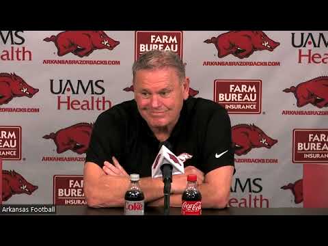 Sam Pittman Spring Camp Preview No. 1 — Arkansas Football Podcast | Tusk Talk With Ty