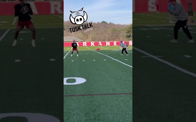 Arkansas Spring Camp Mixed Footage — Arkansas Football Podcast | Tusk Talk With Ty