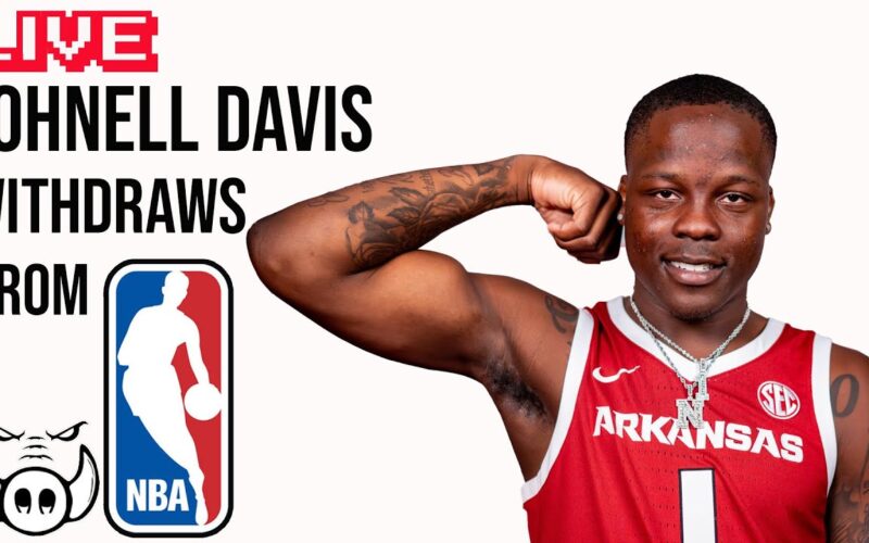 Johnell Davis Pulls Name From NBA + John Calipari Speaks On Roster — Arkansas Basketball Podcast | Tusk Talk With Ty