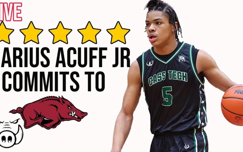 Darius Acuff Commits To Arkansas Hogs — Arkansas Football Podcast | Tusk Talk With Ty