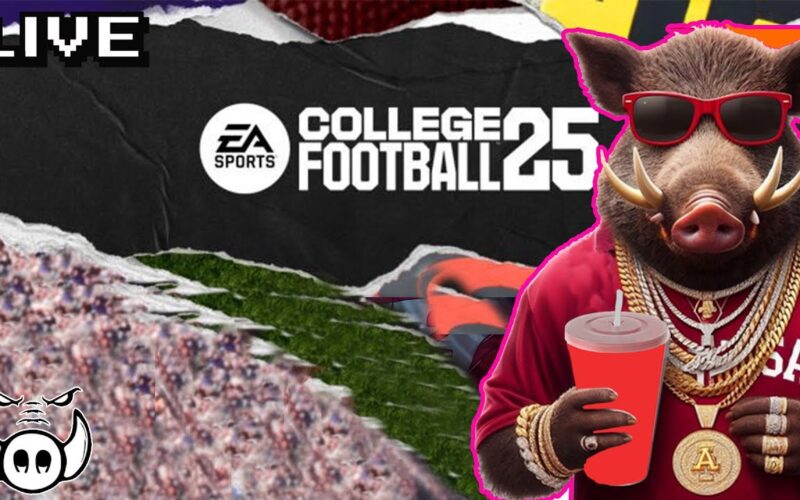 Arkansas Hogs On EA College Football 25 — Arkansas Football Podcast | Tusk Talk With Ty