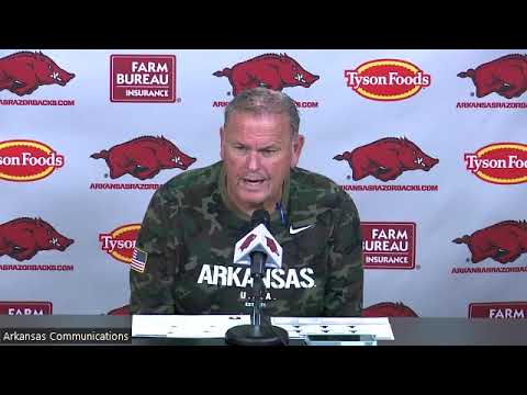 Sam Pittman Looking Ahead To Auburn — Arkansas Football Podcast | Tusk Talk With Ty