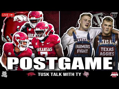 POSTGAME SHOW: Arkansas finds a way to lose to A&M yet again. — Arkansas Football Podcast | Tusk Talk With Ty
