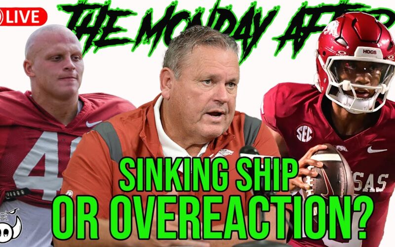 The Monday After: Hogs Taking On Water Already? + Hunter Yurachek NIL Update — Arkansas Football Podcast | Tusk Talk With Ty