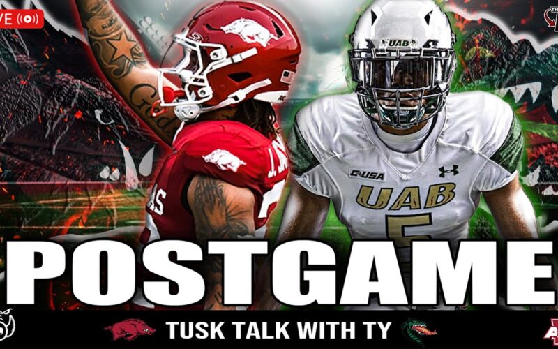 Hogs Struggle But Get The Win Vs UAB Blazers — Arkansas Football Podcast | Tusk Talk With Ty