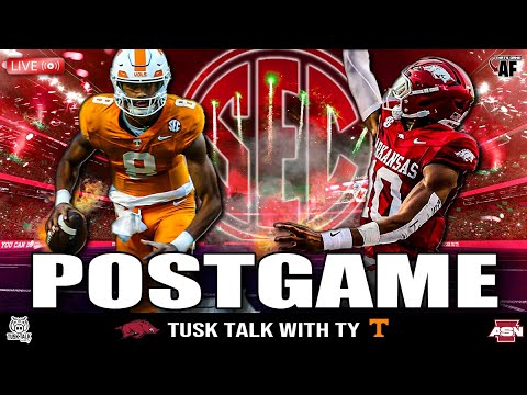 Arkansas Hogs UPSET #4 Tennessee Volunteers!!! — Arkansas Football Podcast | Tusk Talk With Ty