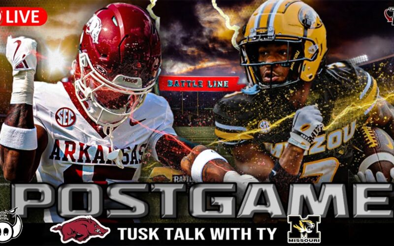 Hogs More Of The Same Lose To The Missouri Tigers — Arkansas Football Podcast | Tusk Talk With Ty