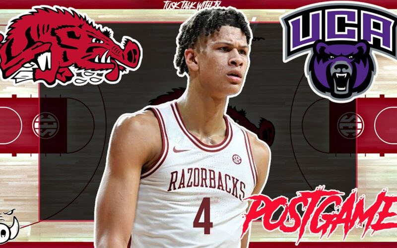 Arkansas Hogs Blowout UCA Bears — Arkansas Basketball Podcast | Tusk Talk With Ty