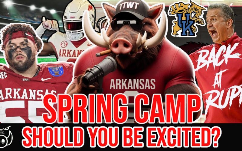 Why Fans Could Be Excited For Hogs Spring Camp + Calipari Back At Rupp Arena — Arkansas Basketball Podcast | Tusk Talk With Ty