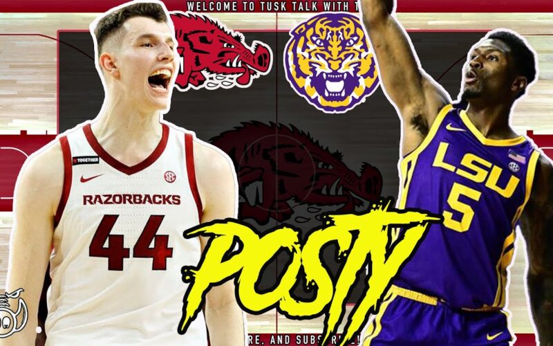 Calipari Throws Pen And The Hogs Win Vs LSU Tigers — Arkansas Basketball Podcast | Tusk Talk With Ty