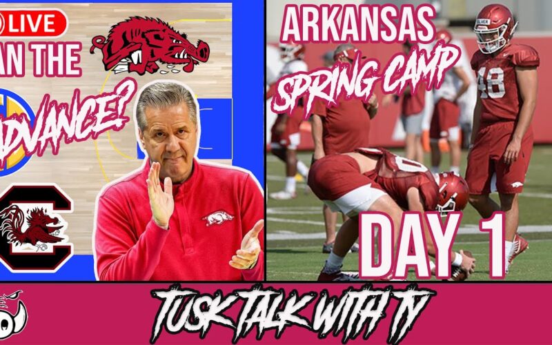 Hogs Advancing In SEC Tournament? + Spring Football Camp I’ll Be There — Arkansas Football Podcast | Tusk Talk With Ty
