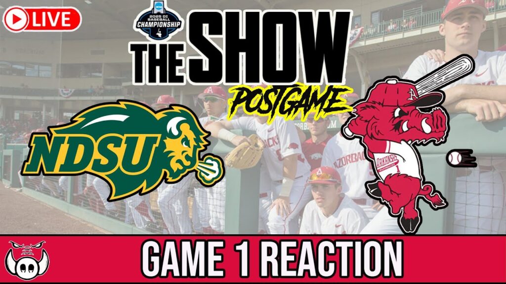NDSU Vs Arkansas Gm1 (Fayetteville Regional) — Arkansas Baseball Podcast | Tusk Talk With Ty