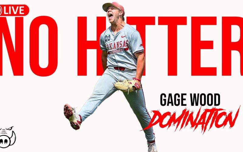Gage Wood Throws No Hitter!! + Arkansas Hoops (Size Matters) — Arkansas Basketball Podcast | Tusk Talk With Ty