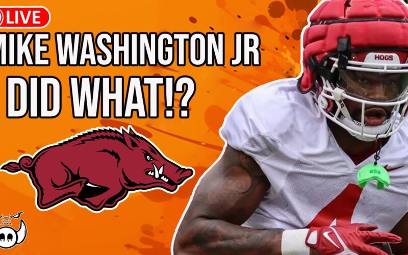 Mike Washington Jr Did What!? + Taylen Green Makes Maxwell Award Watch List — Arkansas Football Podcast | Tusk Talk With Ty
