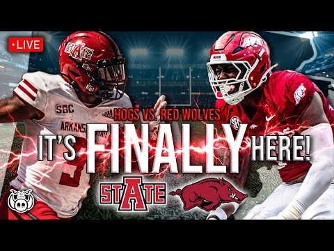 Hogs Vs Red Wolves FINALLY HERE (Call-In Live) — Arkansas Football Podcast | Tusk Talk With Ty