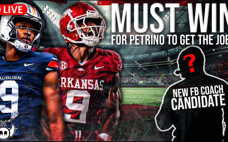 MUST WIN FOR PETRINO + A New Name Enters HC Chat + Hog Hoops — Arkansas Football Podcast | Tusk Talk With Ty