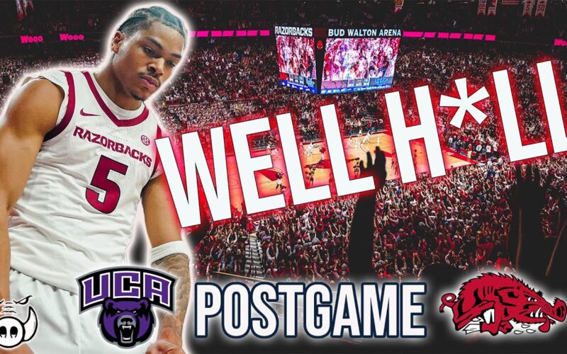 HOGS DOMINATE UCA BEARS! (This Was Impressive) — Arkansas Basketball Podcast | Tusk Talk With Ty