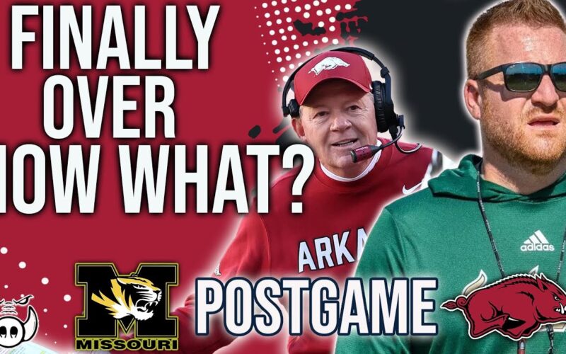 Its Finally Over NOW WHAT!? (Arkansas Vs Missouri Postgame) — Arkansas Football Podcast | Tusk Talk With Ty