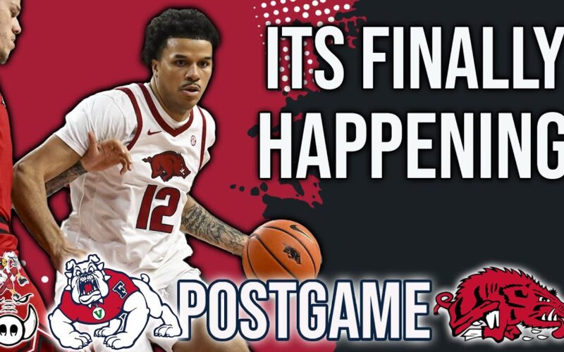 FINALLY HAPPENING FOR THE HOGS!? + Arkansas Vs Fresno St Postgame — Arkansas Basketball Podcast | Tusk Talk With Ty