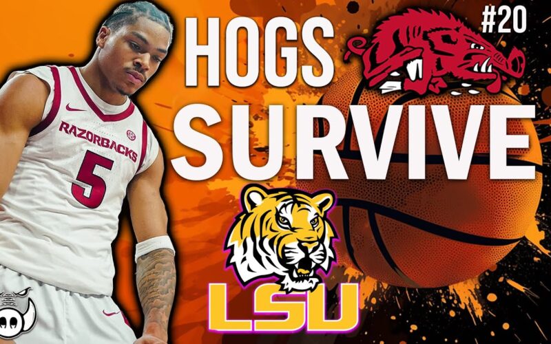 DARIUS ACUFF DOMINATES THE LSU TIGERS IN HOGS WIN — Arkansas Basketball Podcast | Tusk Talk With Ty