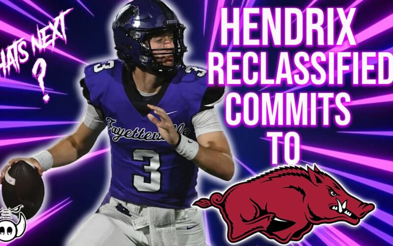 HANK HENDRIX RECLASSIFIES AND COMMITS TO HOGS!! Feat Kyle Sutherland Of Hawgbeat.com — Arkansas Recruiting Podcast | Tusk Talk With Ty