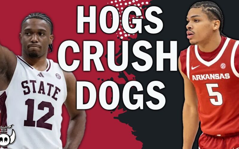 HOGS FINALLY CRUSH SEC TEAM ON ROAD — Arkansas Basketball Podcast | Tusk Talk With Ty
