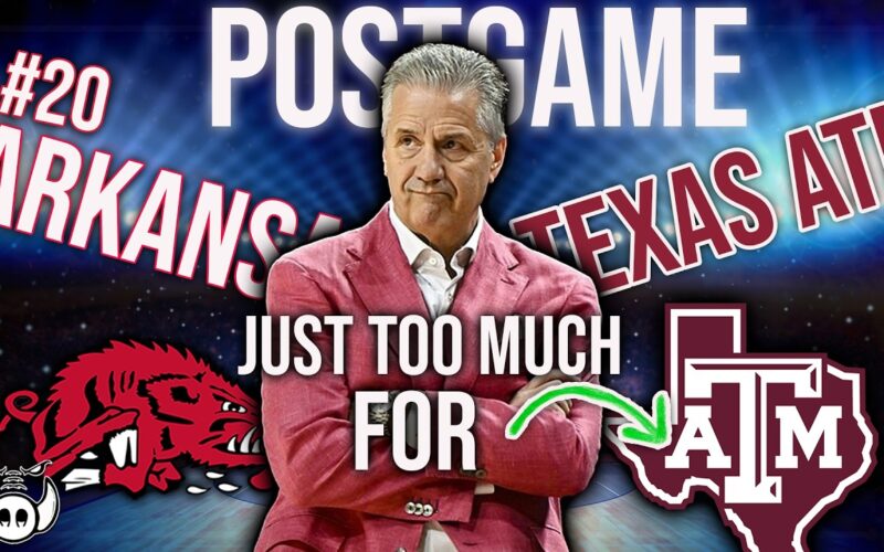 #20Arkansas Vs Texas aTm POSTGAME — Arkansas Basketball Podcast | Tusk Talk With Ty