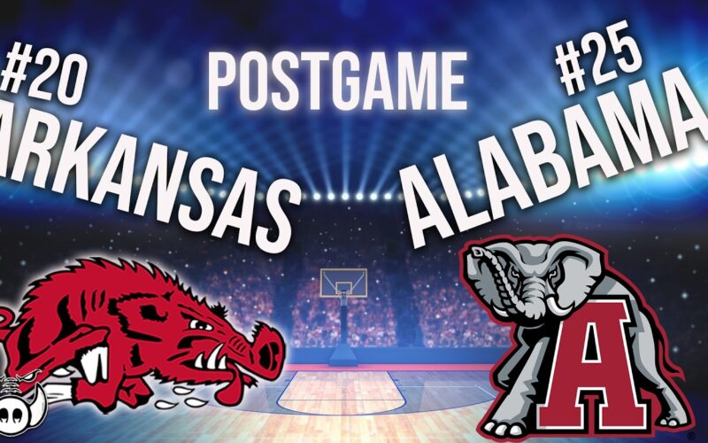 #20 Arkansas At #25 Alabama POSTGAME — Arkansas Basketball Podcast | Tusk Talk With Ty