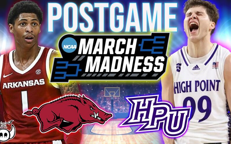 #4 HOGS SWEET 16 BOUND AGAIN! High Point Season OVER! — Arkansas Basketball Podcast | Tusk Talk With Ty