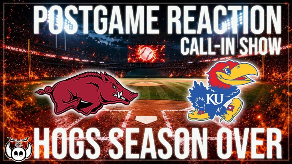 Hogs Eliminated By Kansas Jayhawks (Call-in Show) — Arkansas Baseball Podcast | Tusk Talk With Ty