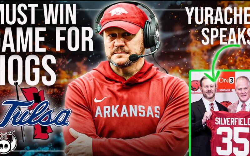 ARKANSAS IN TROUBLE Vs Tulsa Golden Hurricanes
