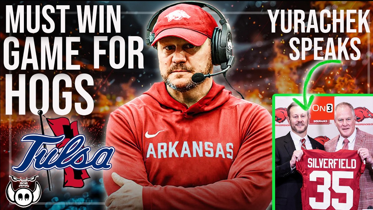 ARKANSAS IN TROUBLE Vs Tulsa Golden Hurricanes — Arkansas Hogs Podcast Episode | Tusk Talk With Ty