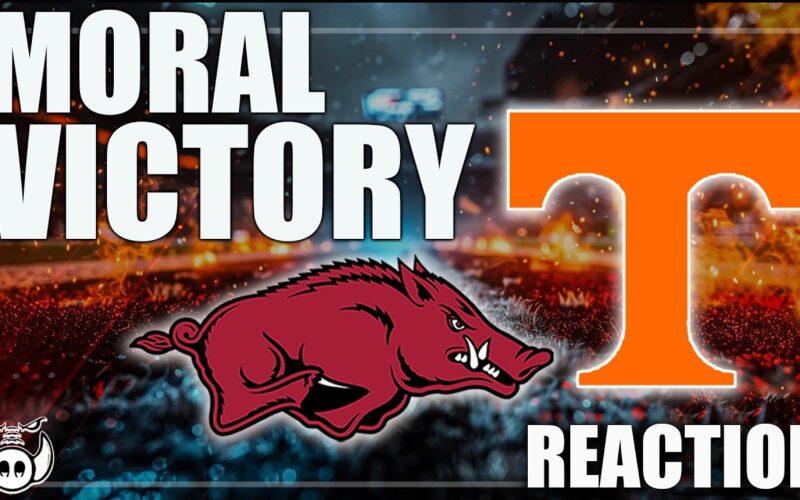 HOGS LOSE IN MORAL VICTORY VS TENNESSEE